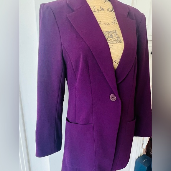 PURPLE Beautiful Blazer Fashionable Jacket - Picture 2 of 11